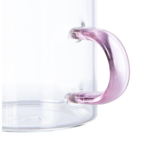  BOROSİLİKAT FİNCAN -PEMBE 150 ML