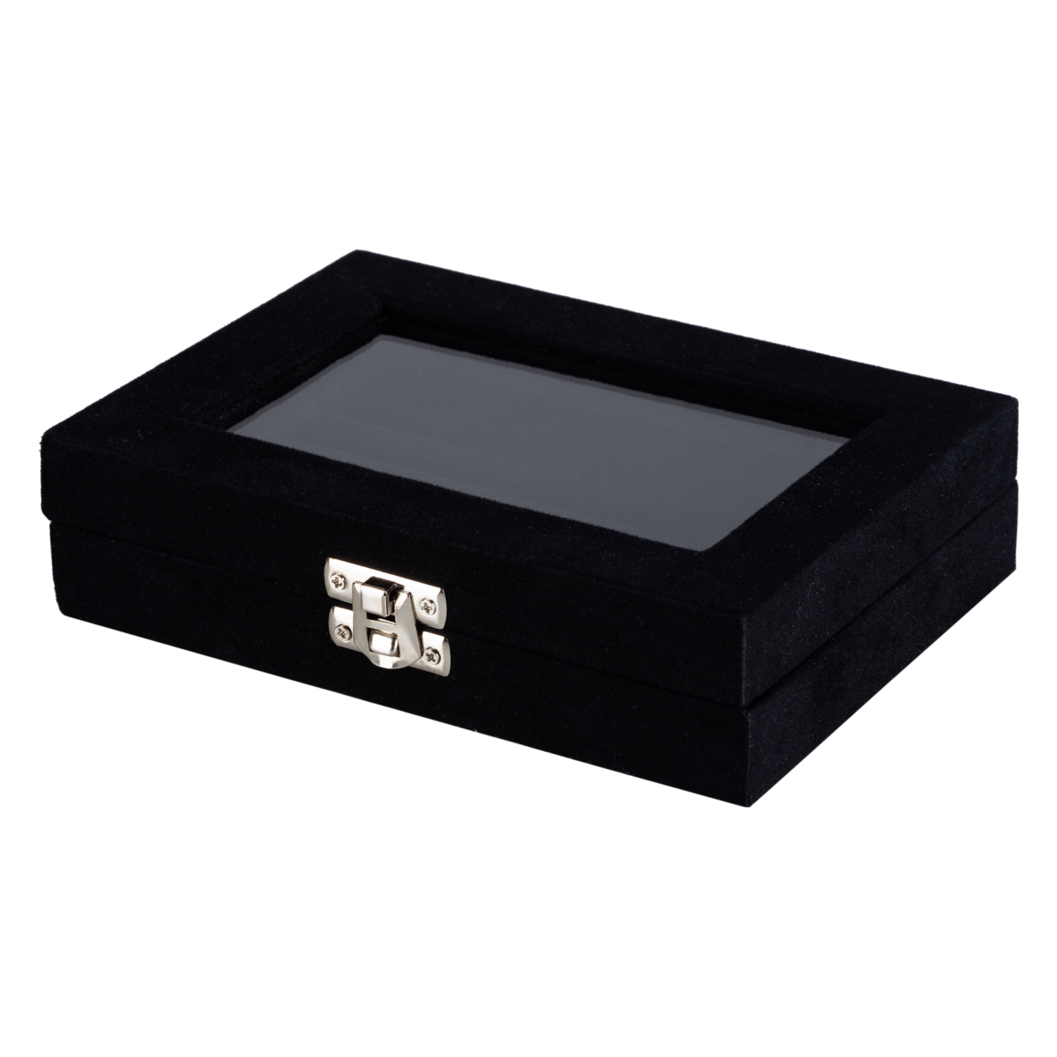 MİNİ TAKI KUTUSU ALCANTARA SİYAH