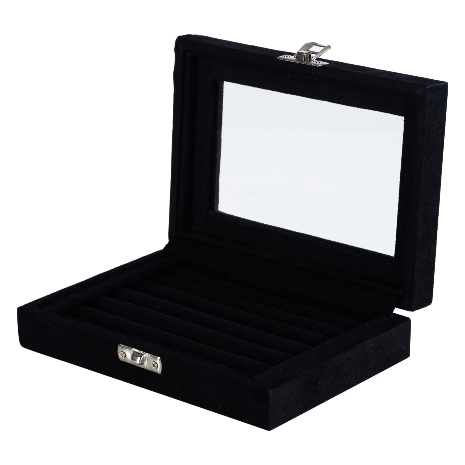 MİNİ TAKI KUTUSU ALCANTARA SİYAH