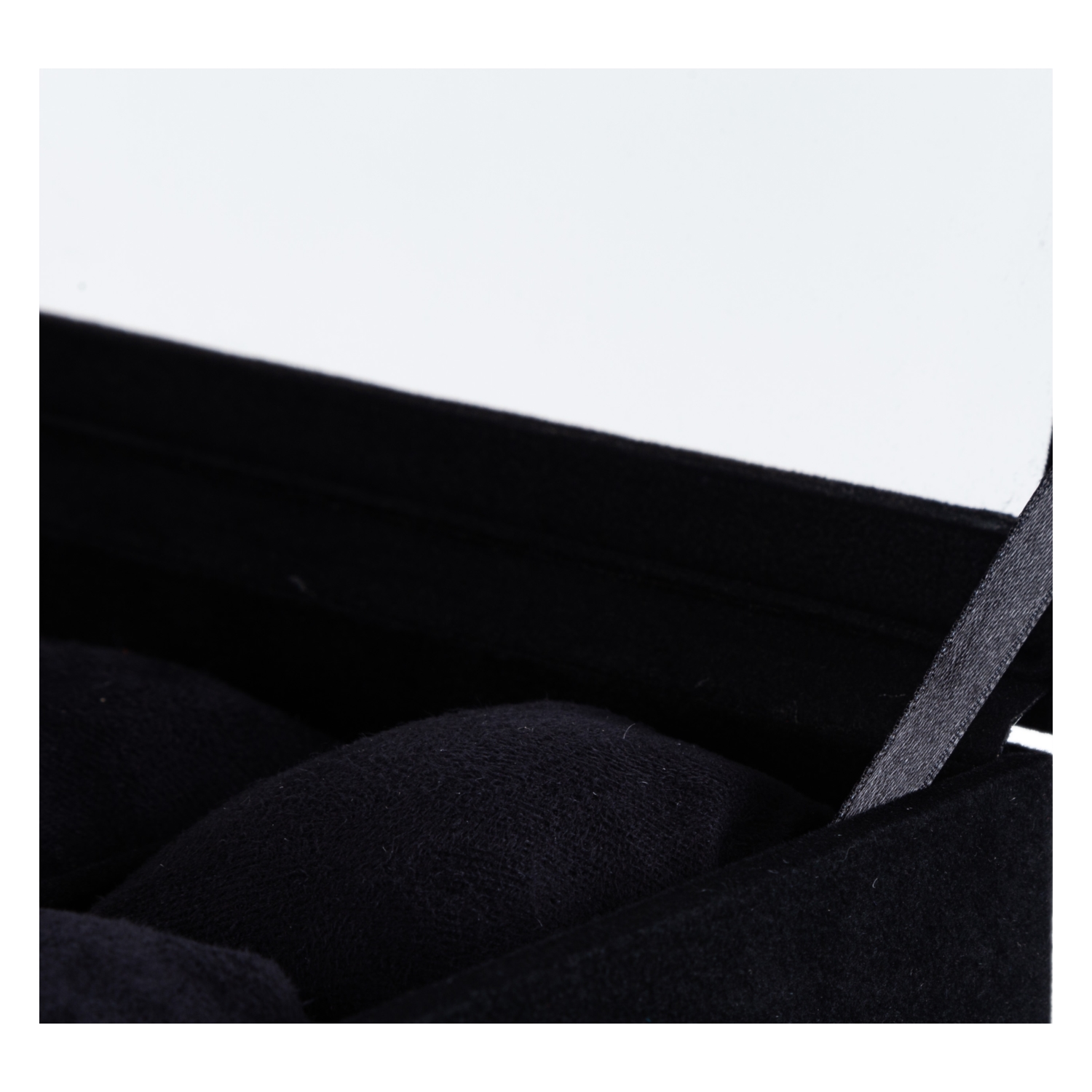 SAAT KUTUSU 6'LI ALCANTARA SİYAH