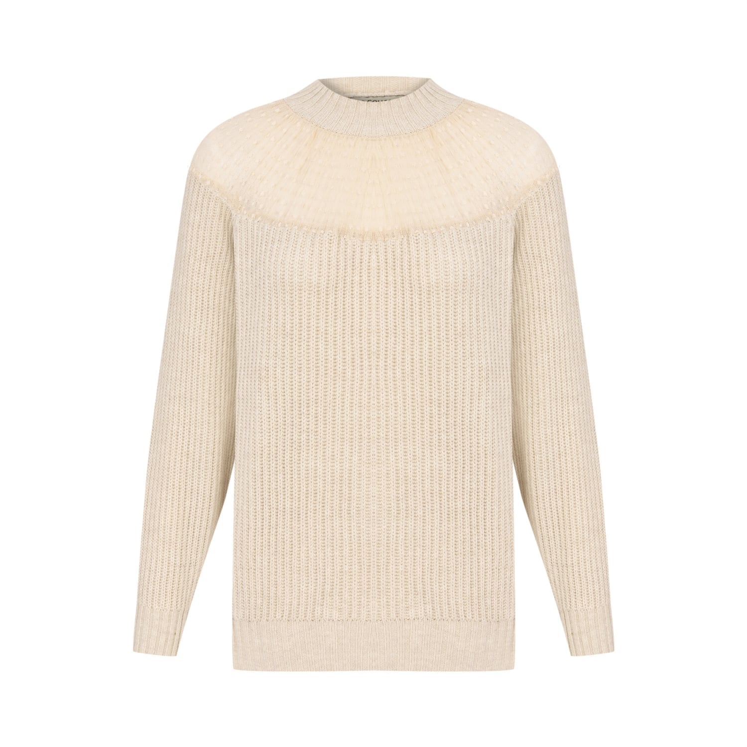 TÜL DETAYLI TRİKO KAZAK