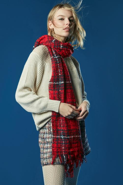  TÜL DETAYLI TRİKO KAZAK