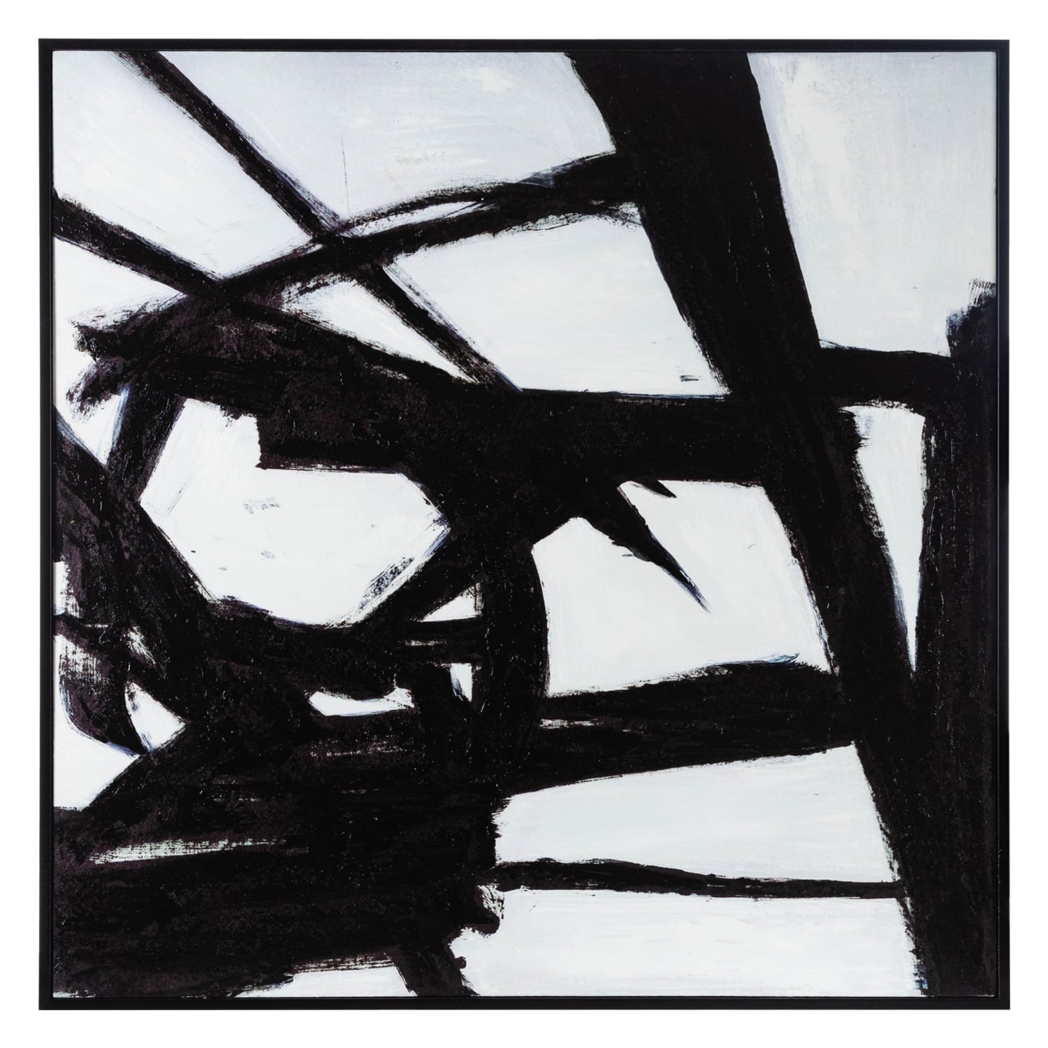 BIRMINGHAM ÇERÇEVELİ YAĞLIBOYA TABLO 100x100CM