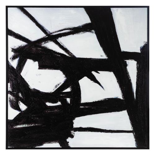 BIRMINGHAM ÇERÇEVELİ YAĞLIBOYA TABLO 100x100CM