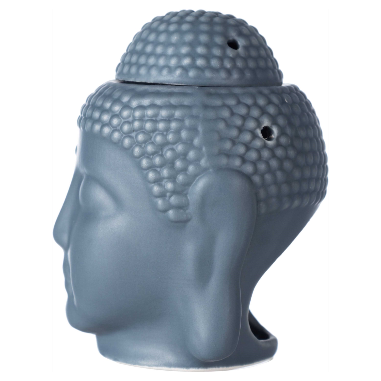 TİBET BUDA BUHURDANLIK GRİ 8X12CM