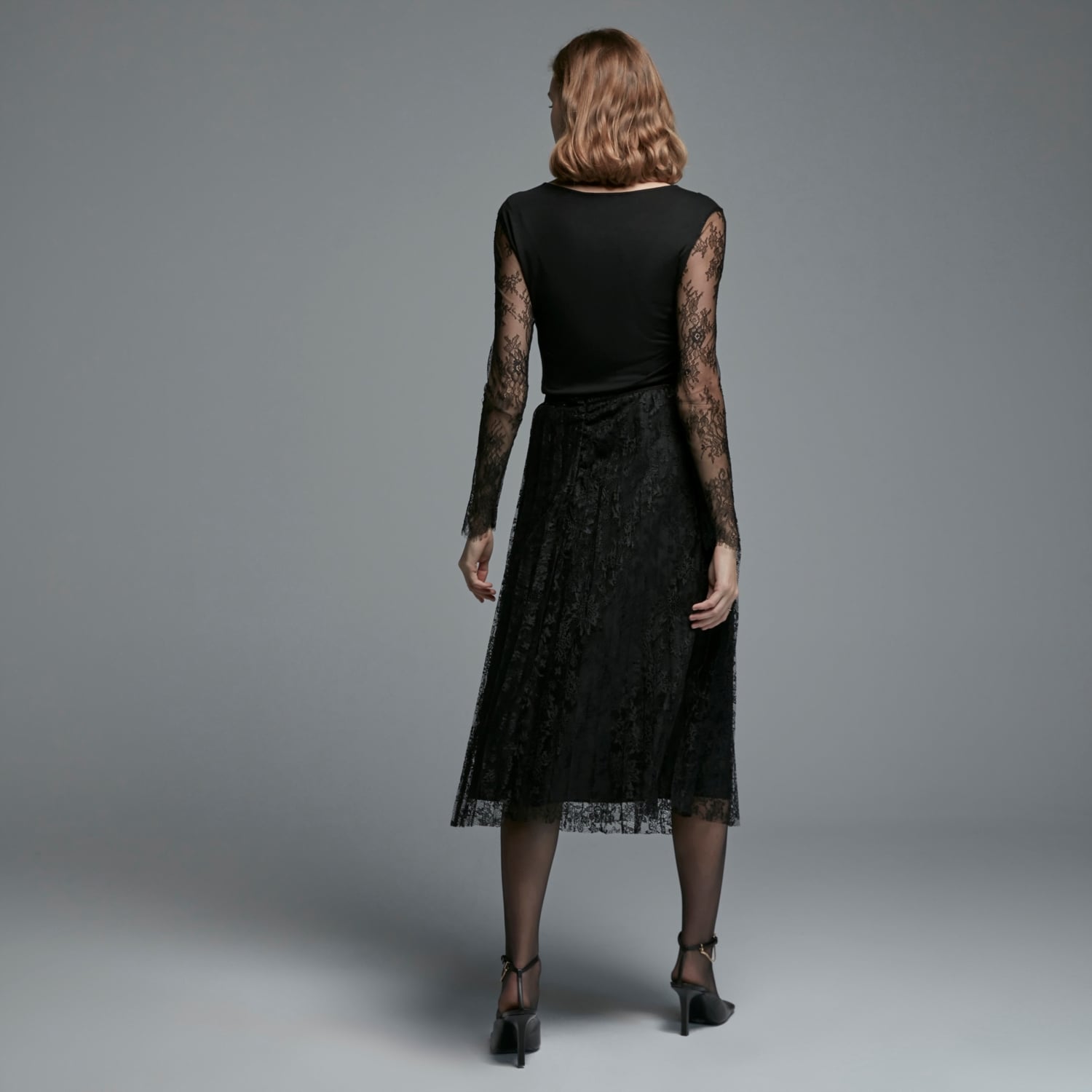 DANTEL PİLELİ ETEK