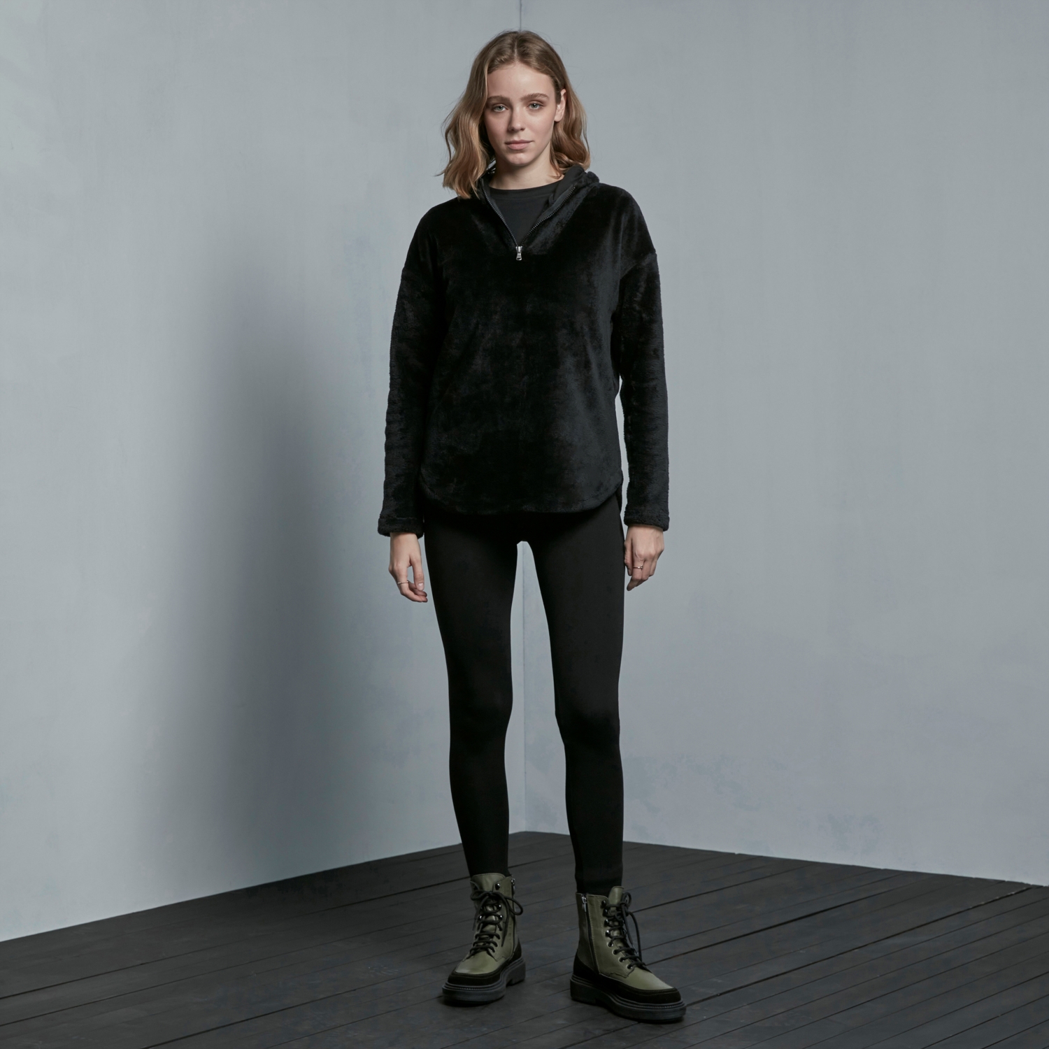 BELİ LASTİKLİ YÜKSEL BEL TAYT