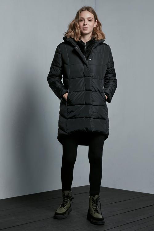  KAPİTONELİ UZUN PUFFER ŞİŞME MONT