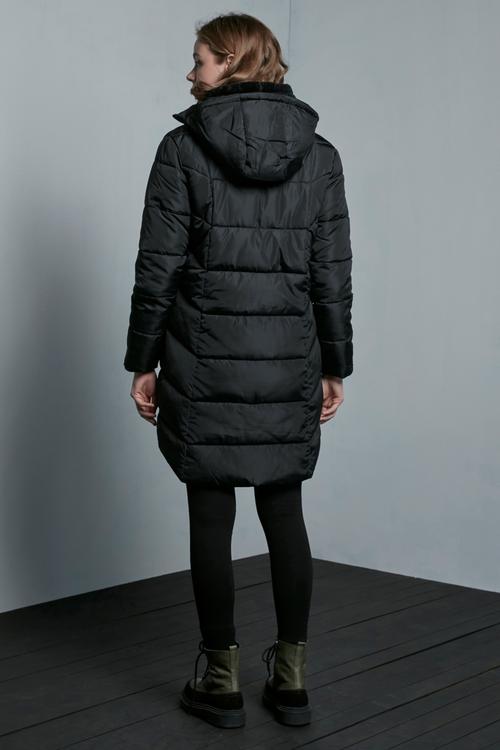  KAPİTONELİ UZUN PUFFER ŞİŞME MONT