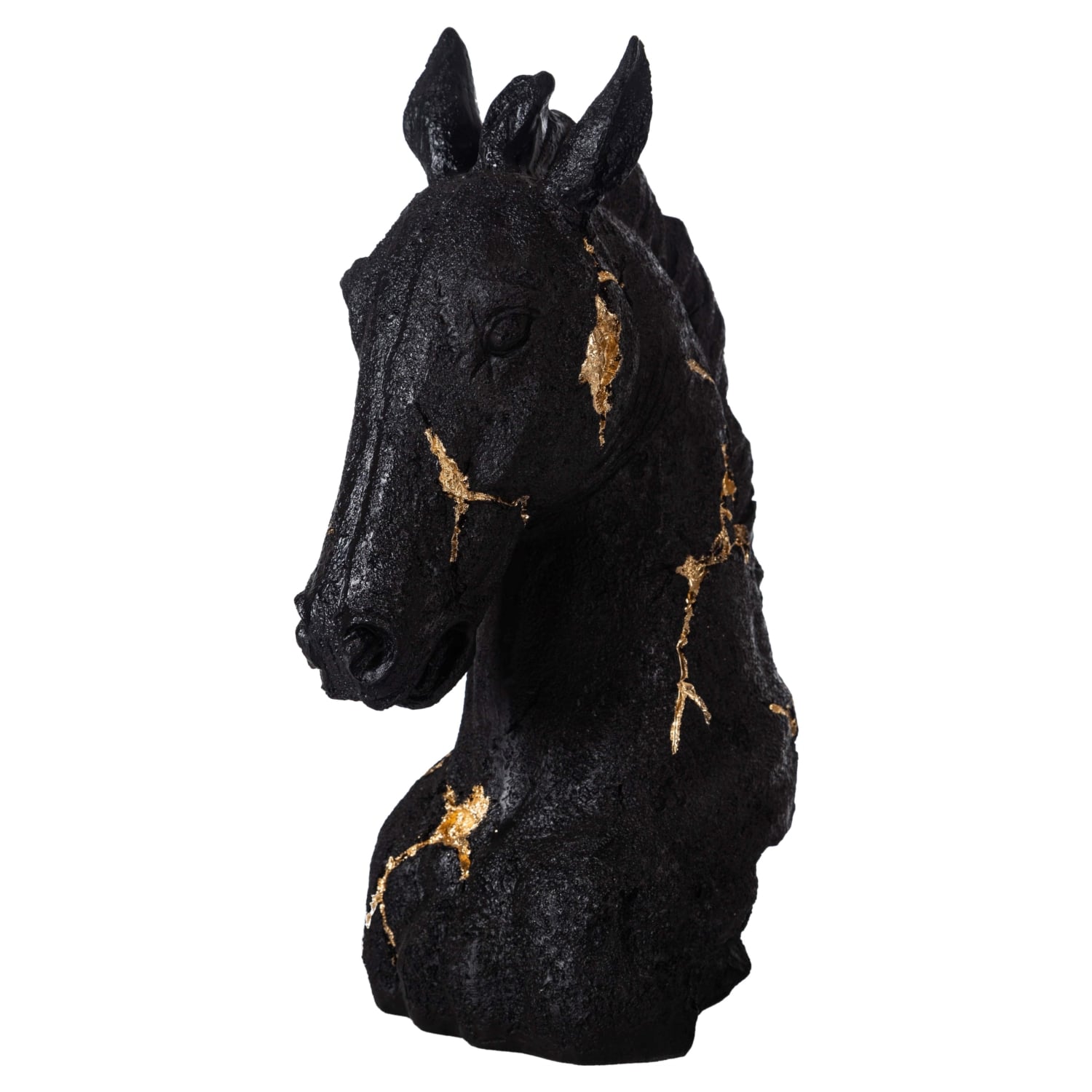 ANTIQUE HORSE BÜST BİBLO 15X25X38CM