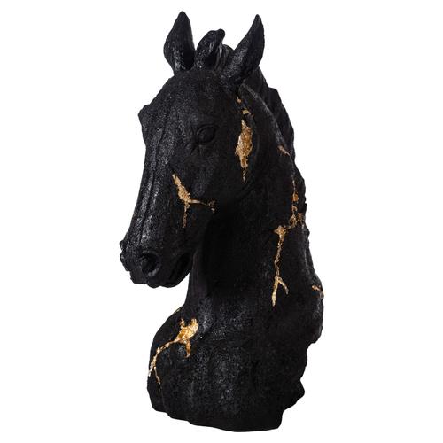 ANTIQUE HORSE BÜST BİBLO 15X25X38CM