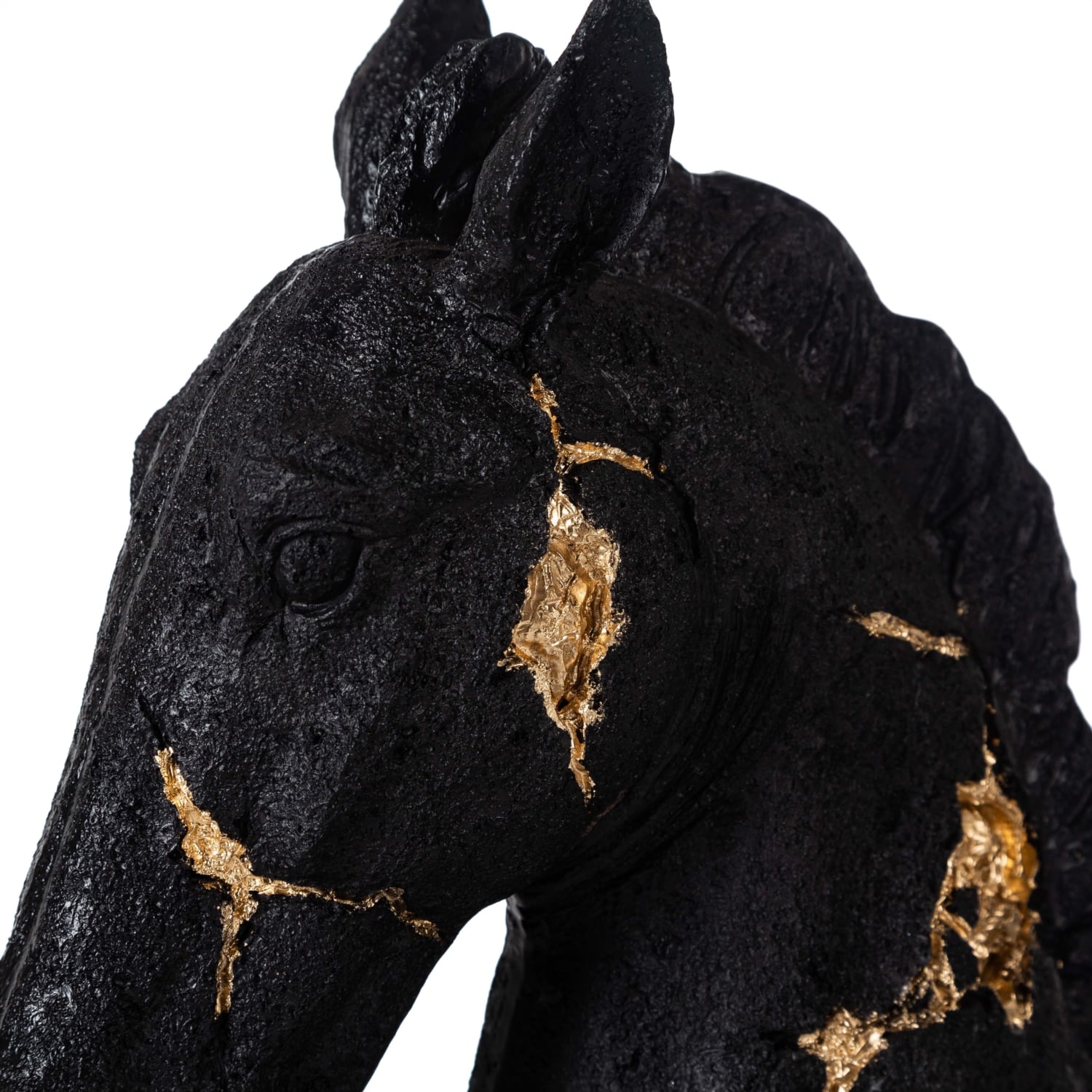 ANTIQUE HORSE BÜST BİBLO 15X25X38CM