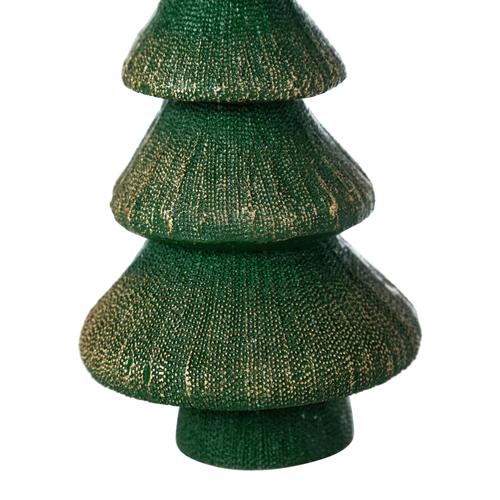  PINE TREE YEŞİL BİBLO 10X10X22CM