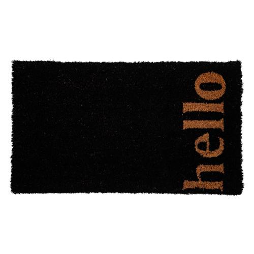  HELLO BLACK KAPI ÖNÜ PASPASI 35X60CM