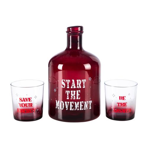  RETRO RED İÇEÇEK SETİ