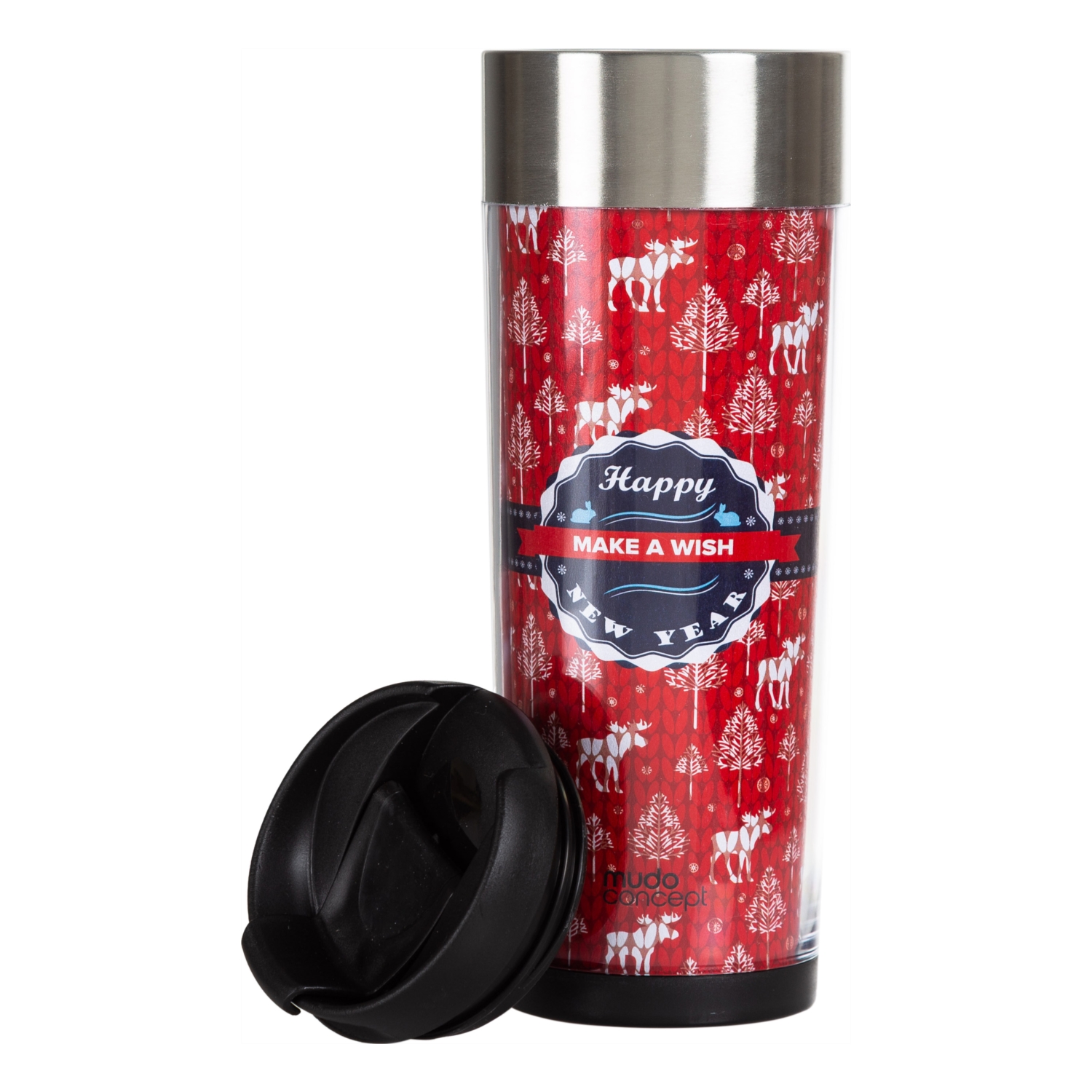 ÇANTALI TERMOS MUG 350 ML - KIRMIZI