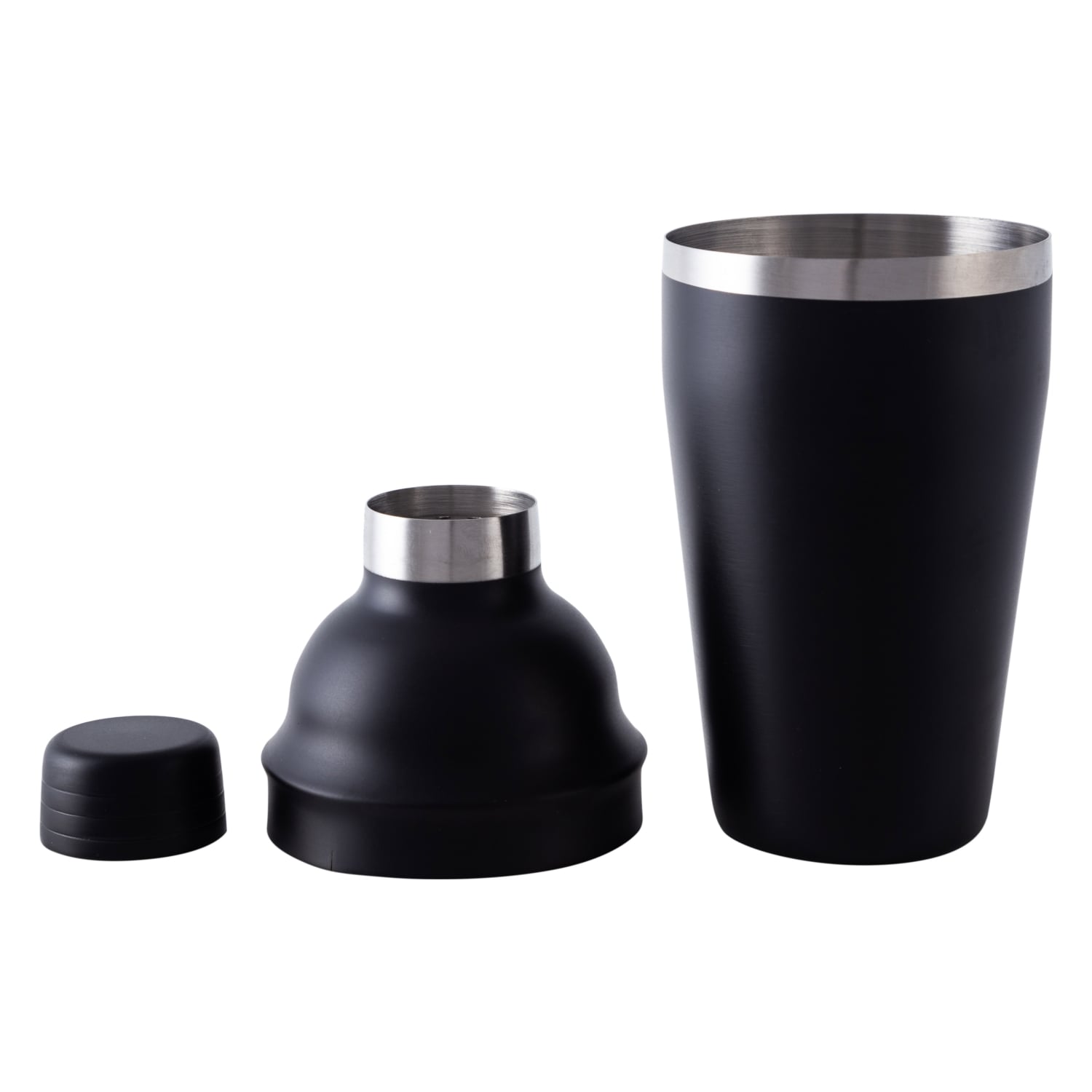 ÇELİK KOKTEYL SHAKER SİYAH 500 ML