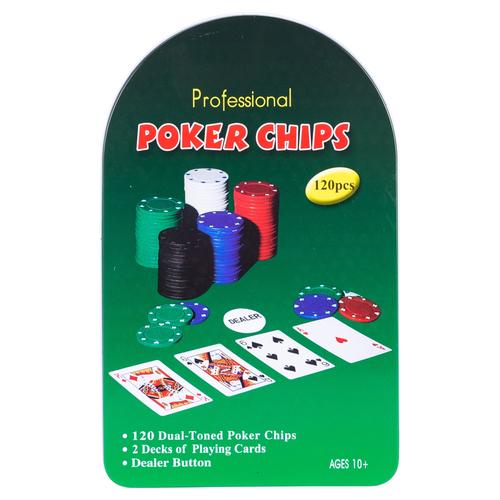  POKER CHIPS 120 Lİ