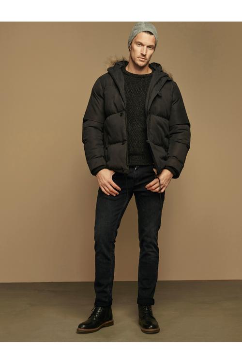  KAPİTONELİ KÜRKLÜ MONT