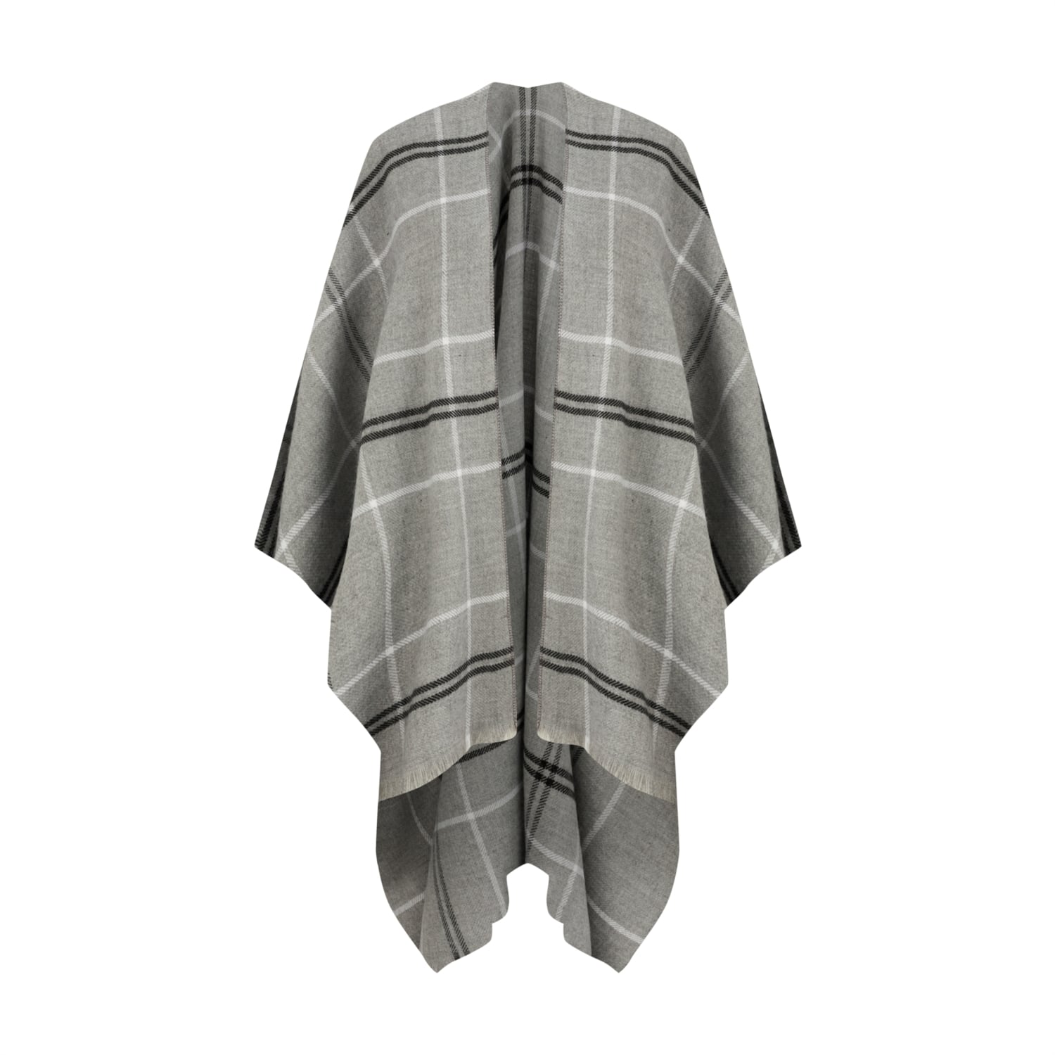 ÇİZGİLİ PANÇO ŞAL