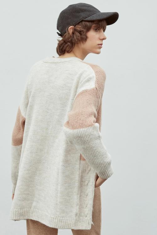  SAÇ ÖRGÜLÜ MİDİ TRİKO HIRKA