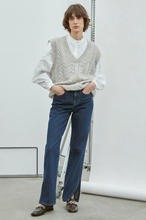  SAÇ ÖRGÜLÜ V YAKA SÜVETER