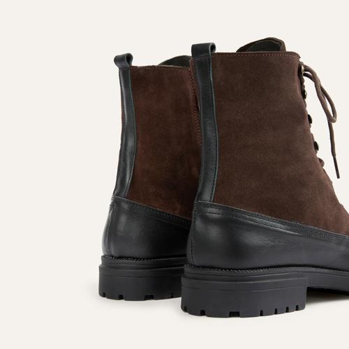  BAĞCIKLI FERMUAR DETAYLI DERİ BOT