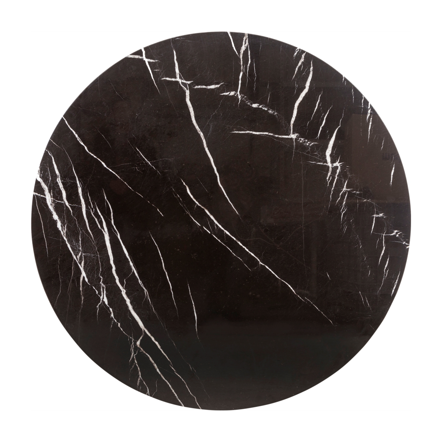 NEGRA DARK CILALI MERMER TABLA 100X100
