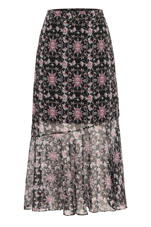  BASKILI KLOŞ MİDİ  ETEK