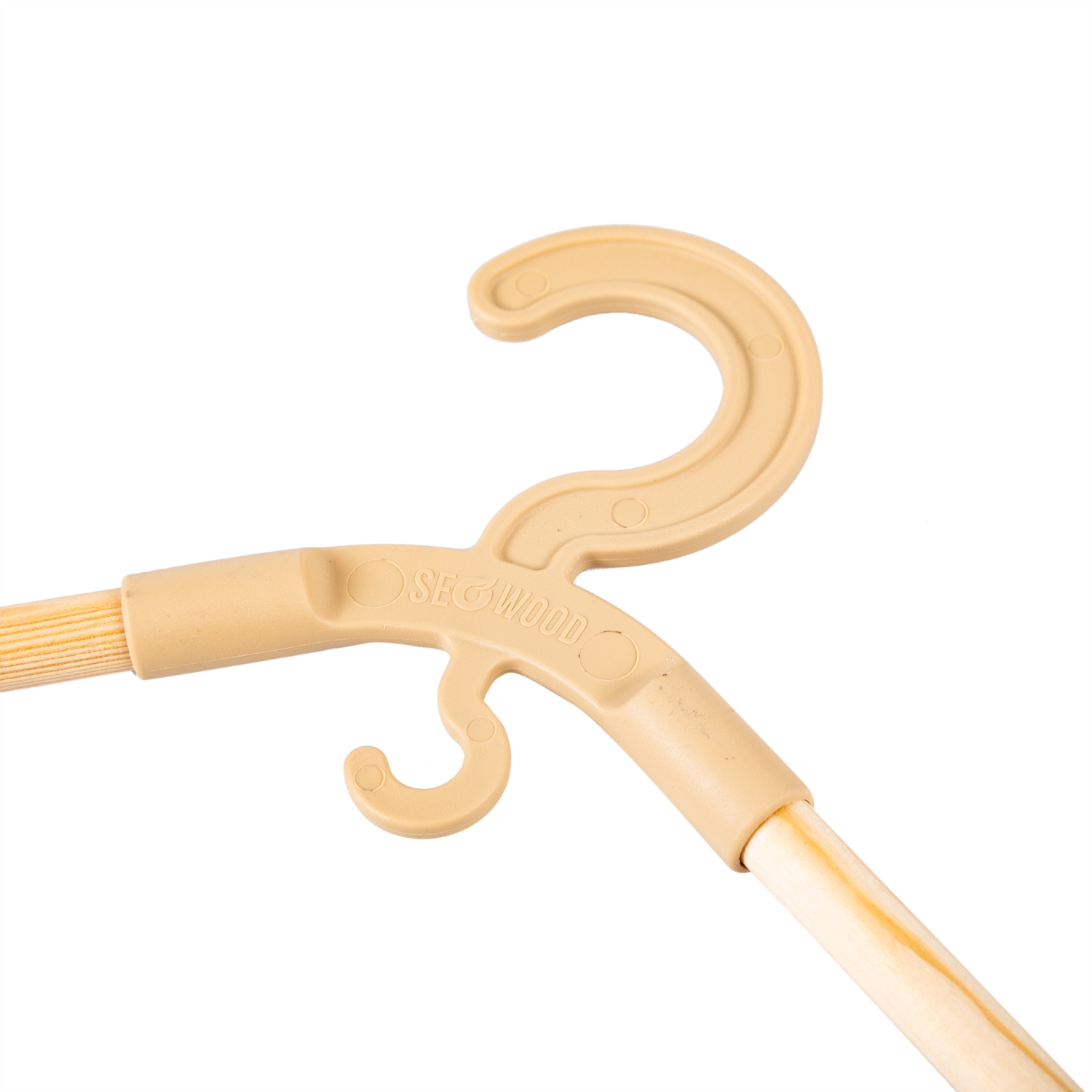 3'LÜ AHŞAP ASKI SETİ BEJ