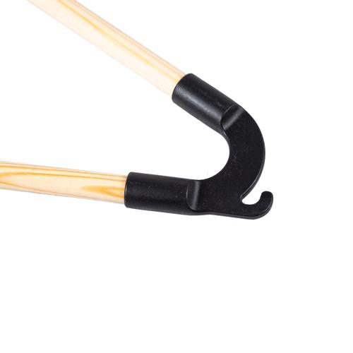  3'LÜ AHŞAP ASKI SETİ SİYAH