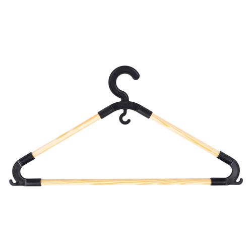  3'LÜ AHŞAP ASKI SETİ SİYAH