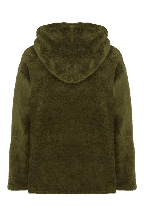  KAPÜŞONLU PELUŞ SWEATSHIRT