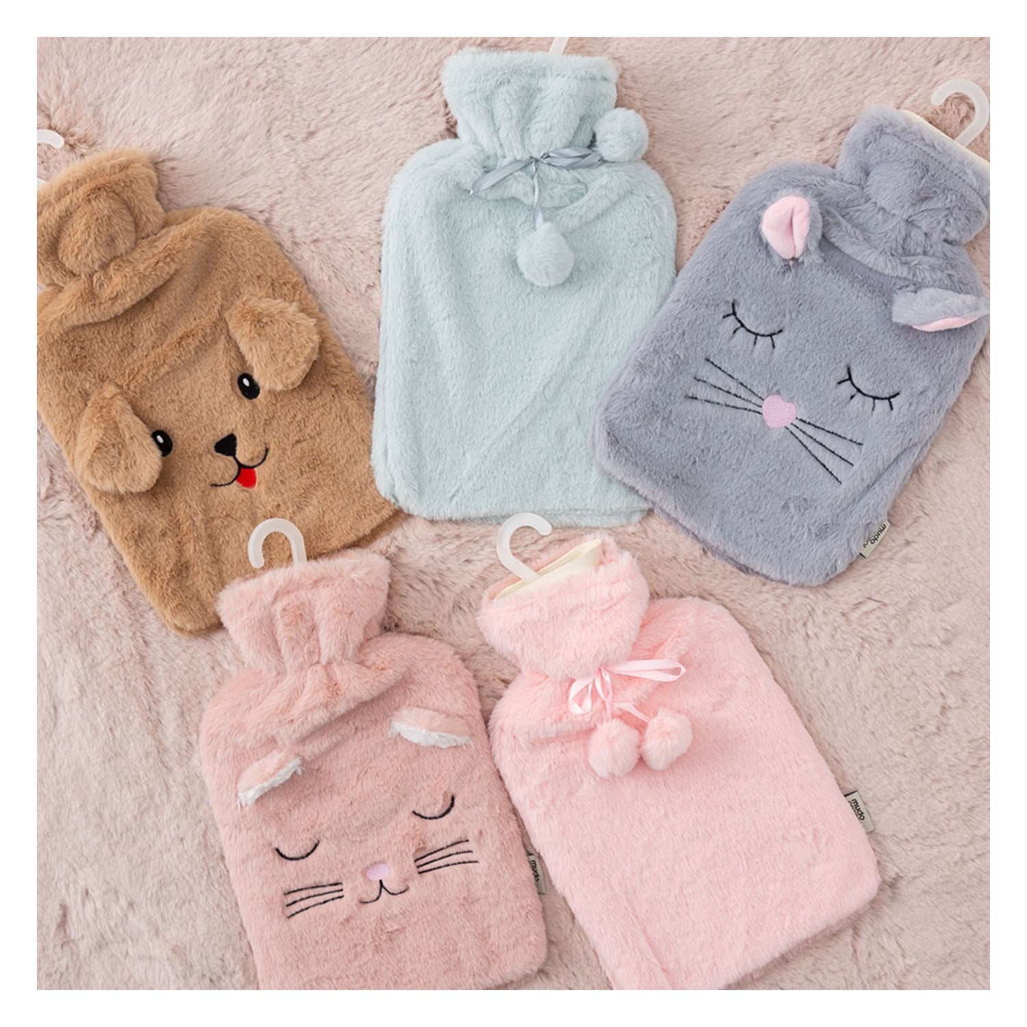 MİNT YEŞİLİ PELUŞ SICAK SU TORBASI