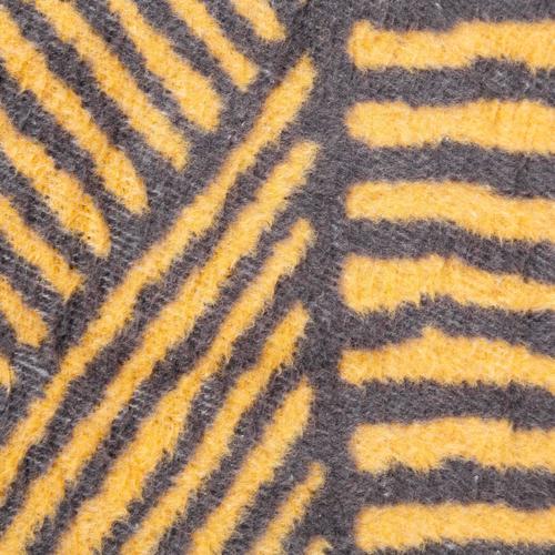  ETNİK JAKARLI SCOTCH BATTANİYE GRİ SARI 200X220CM