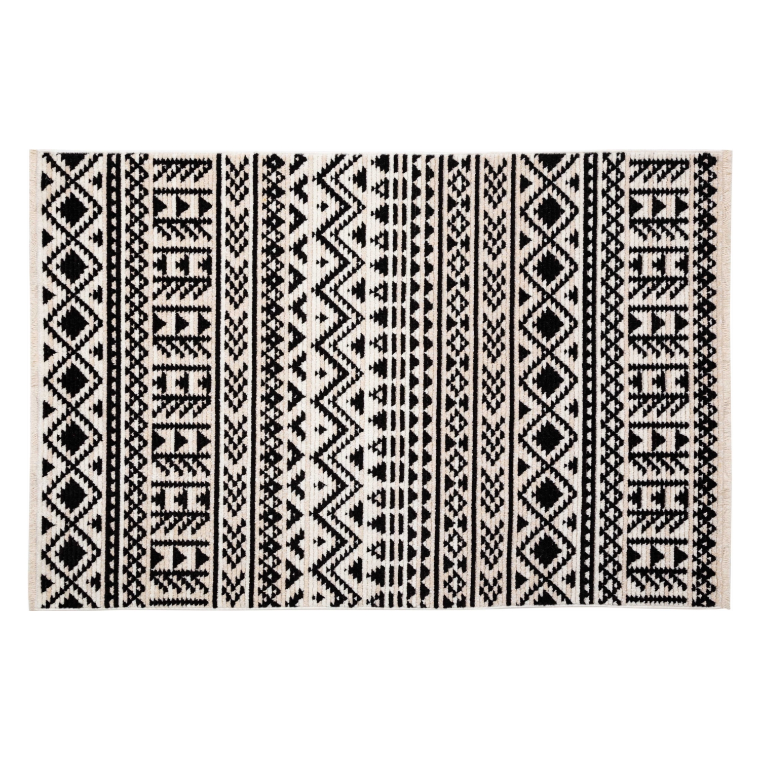 HARMONY HALI SİYAH KREM 120X180