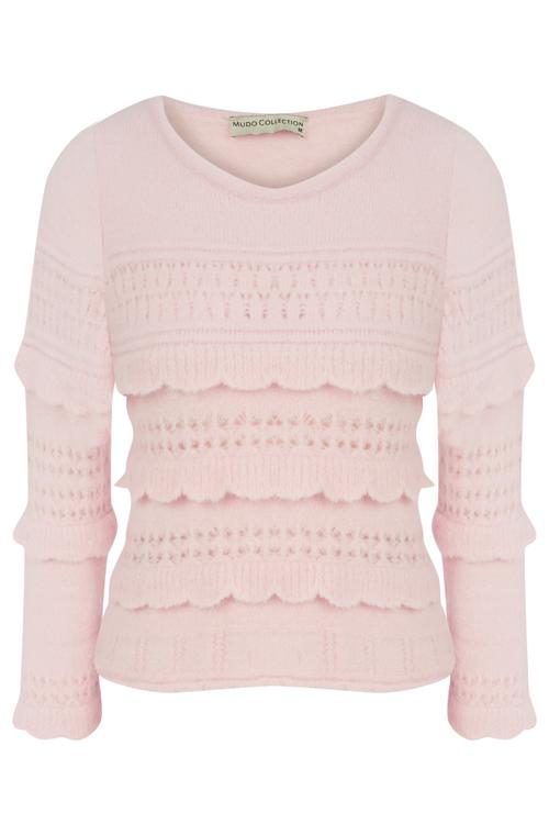  BİSİKLET YAKA SAÇ ÖRGÜLÜ KAZAK