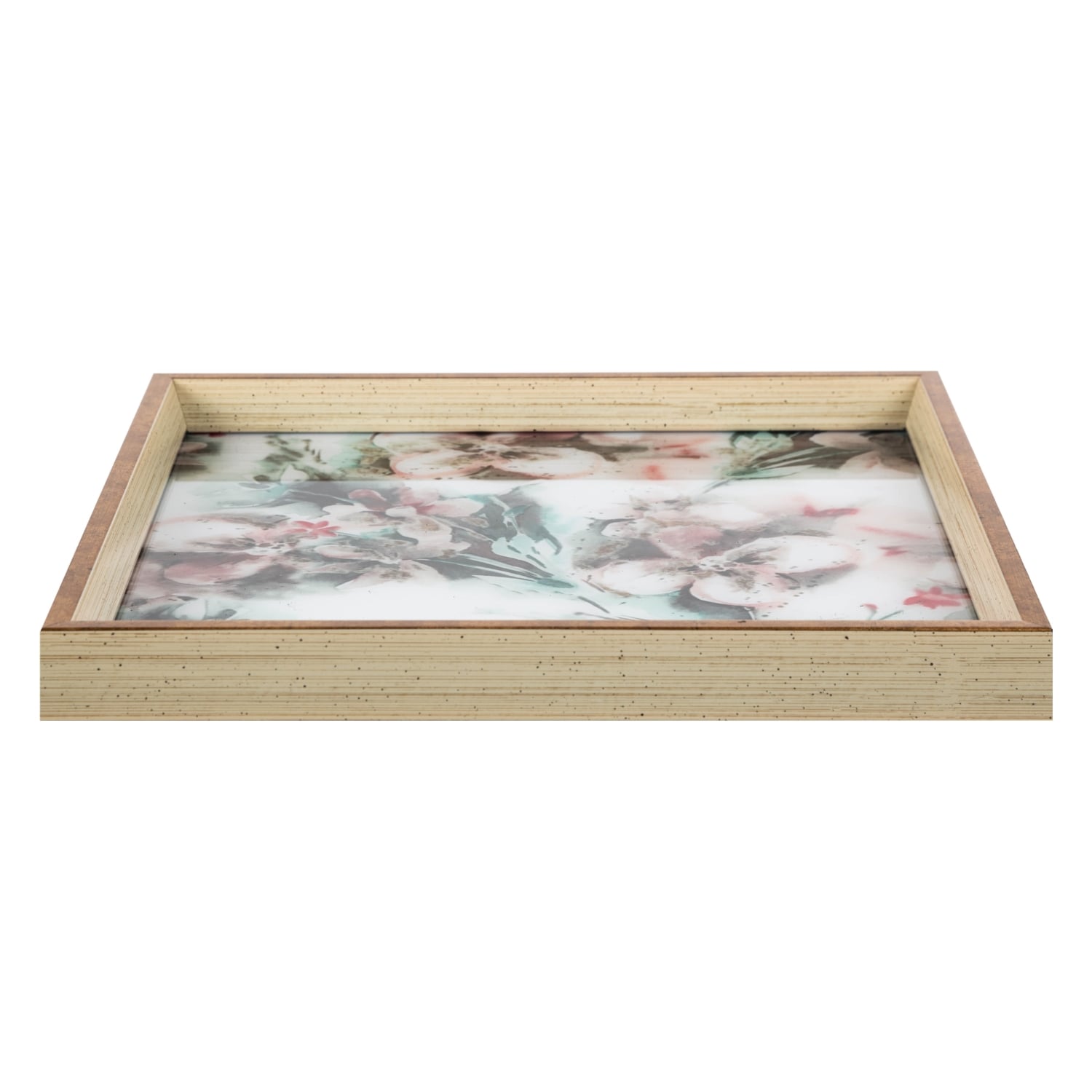 FLOWER DEKORATİF TEPSİ 35X35CM