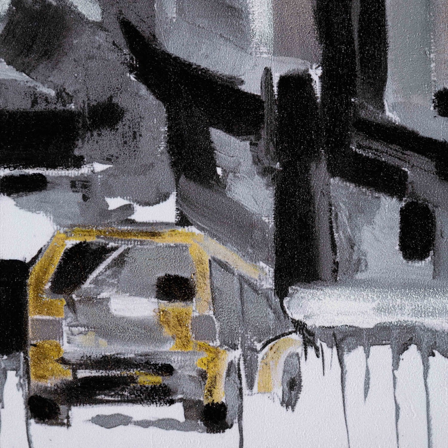 BROADWAY ÇERÇEVELI YAĞLIBOYA TABLO 70X140CM