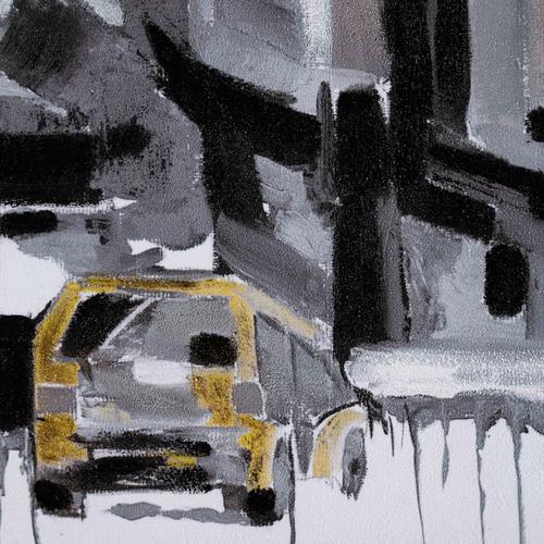  BROADWAY ÇERÇEVELI YAĞLIBOYA TABLO 70X140CM