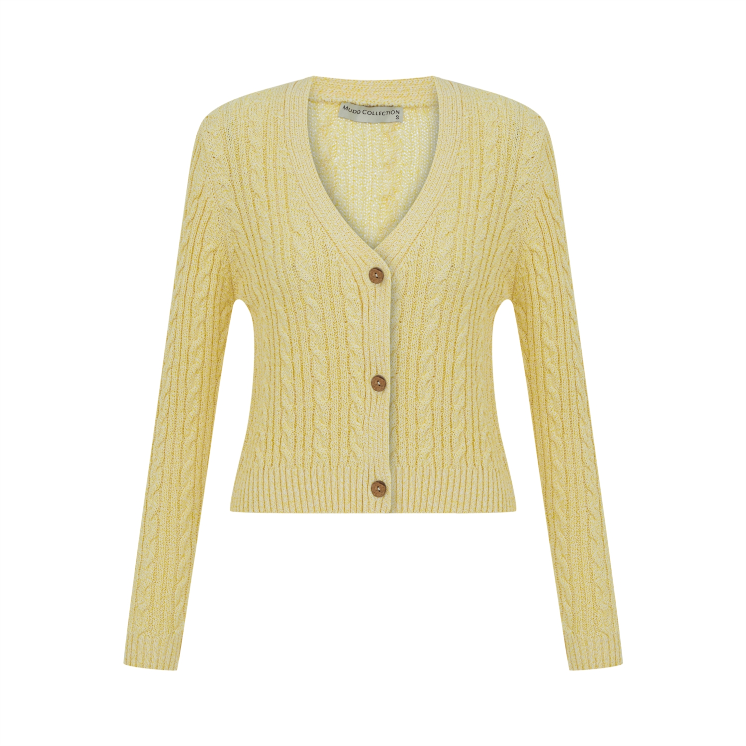 V YAKA SAÇ ÖRGÜ HIRKA