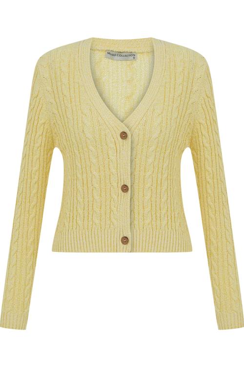  V YAKA SAÇ ÖRGÜ HIRKA