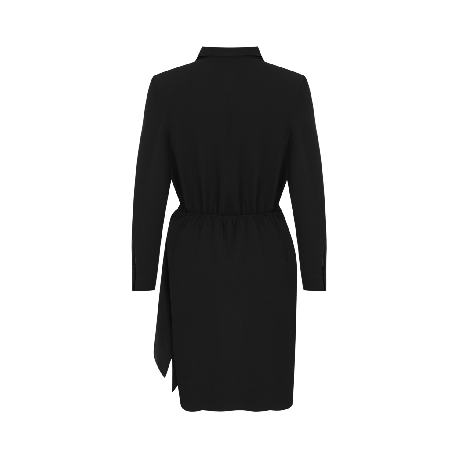 KRUVAZE MİNİ GÖMLEK ELBİSE