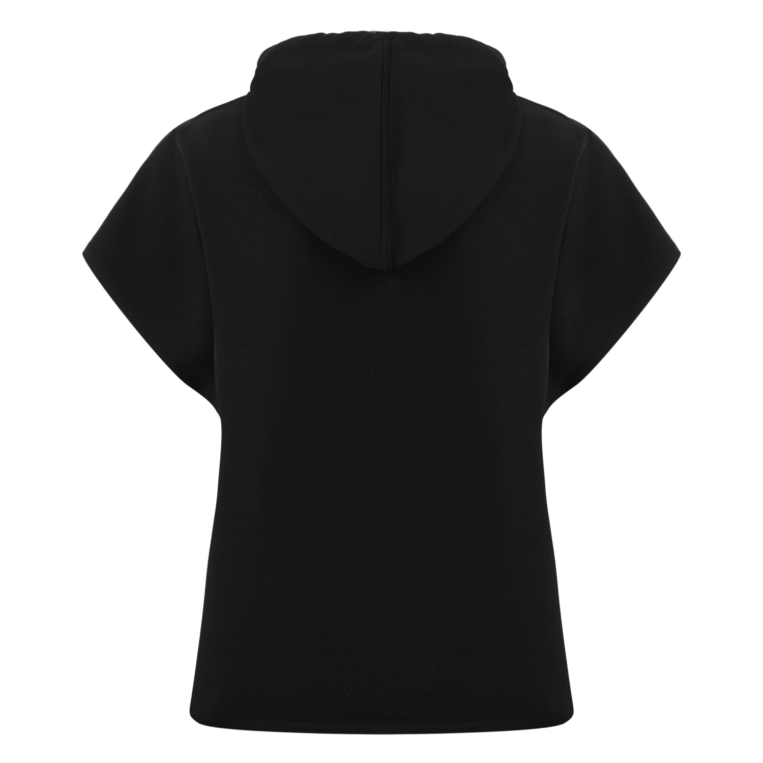 KAPÜŞONLU KISA KOLLU SWEATSHIRT