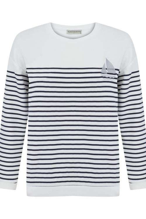  ÇİZGİLİ SWEATSHIRT