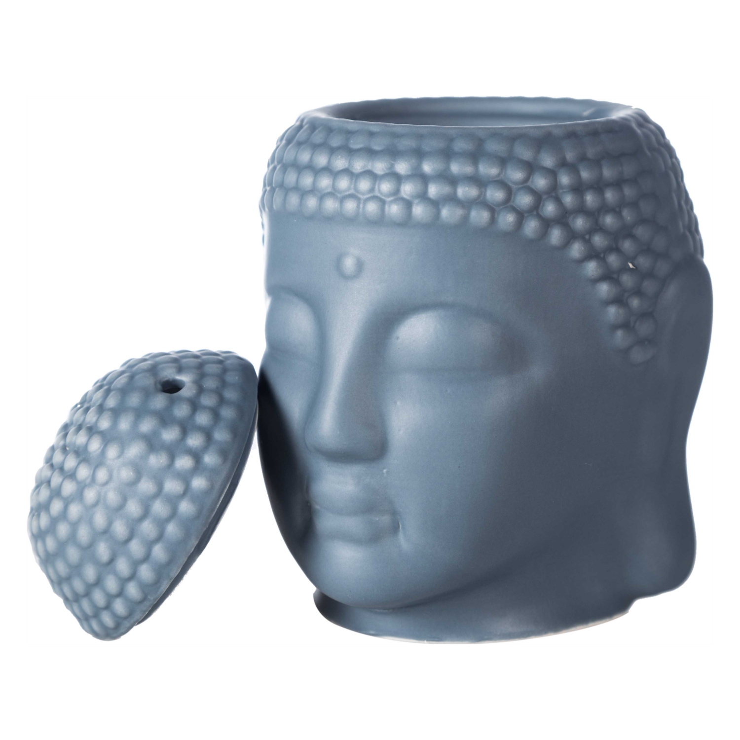 TİBET BUDA BUHURDANLIK GRİ 8X12CM