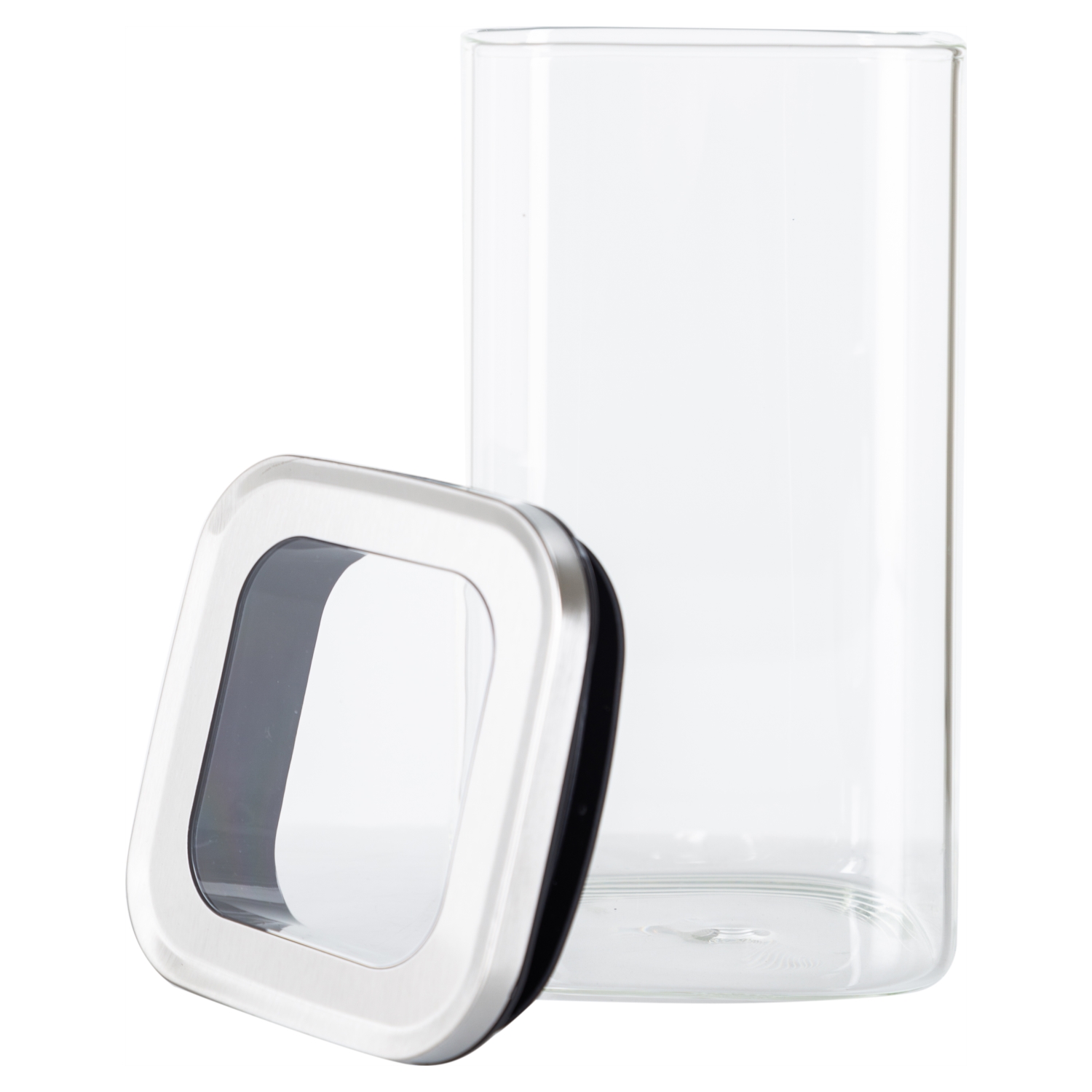 ŞEFFAF KAPAKLI CAM KAVANOZ 1350 ML