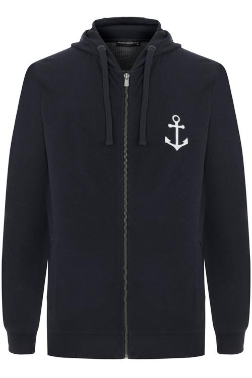  ÇAPA DESENLİ KAPÜŞONLU SWEATSHIRT