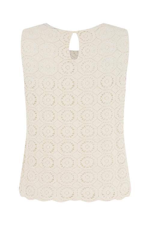  DANTELLİ KOLSUZ BLUZ