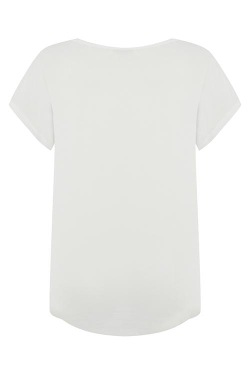  PAPAĞAN BASKILI PAMUKLU KISA KOL T-SHIRT